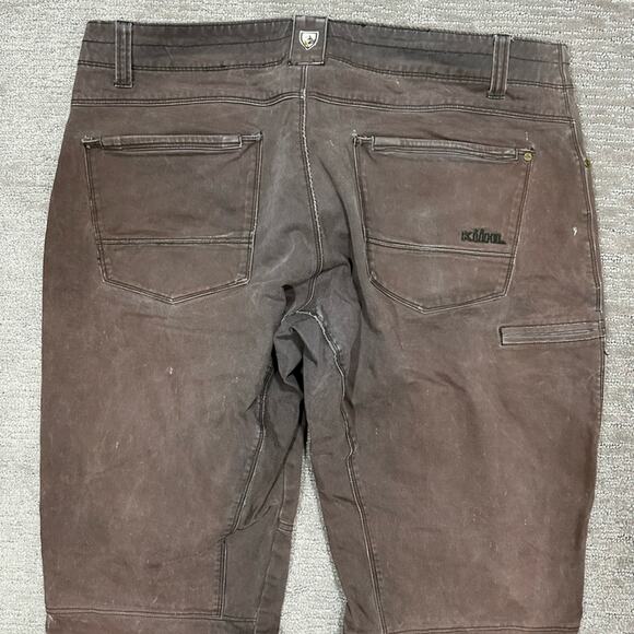 KUHL Men’s RYDR Jeans / Pants Size 38x32 in Dark Khaki - Picture 4 of 8